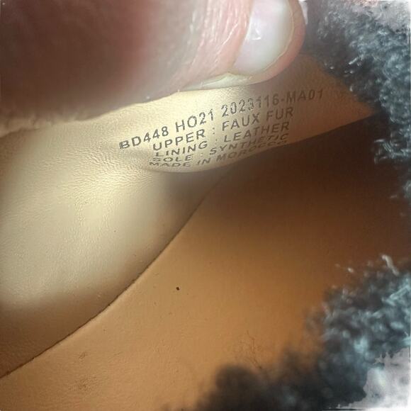 J. Crew Sherpa Flats with Elastic in Black - Size 8.5 - Picture 9 of 11